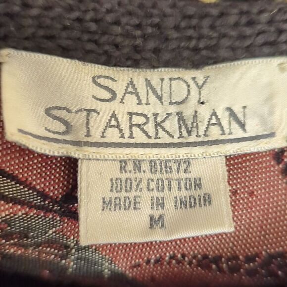 Sandy Starkman vintage black patchwork jacket - Picture 2 of 8